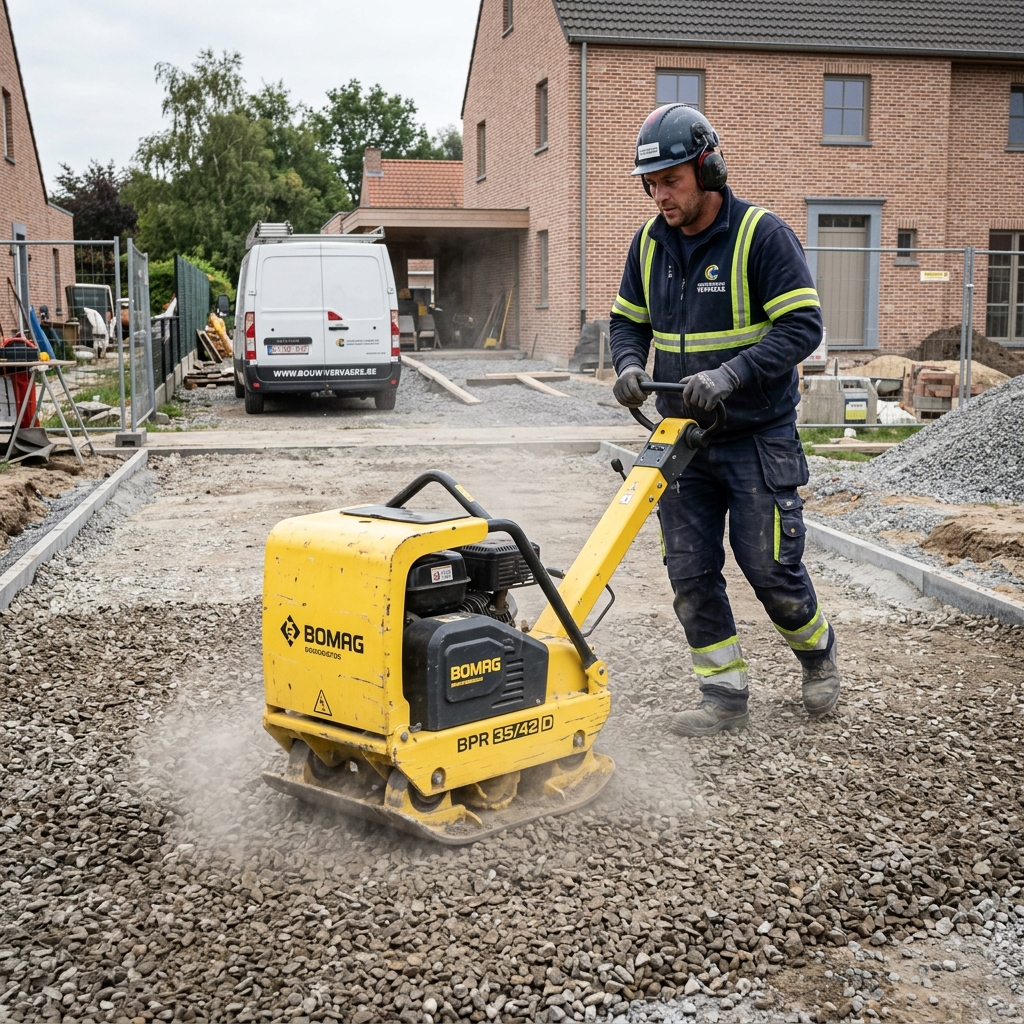 Technische opbouw oprit fundering